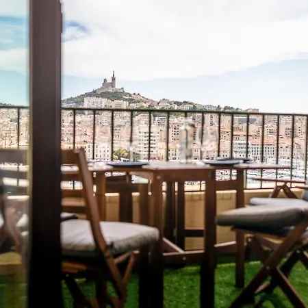 Terrace Apartment Old Port Exceptional View Marseille Extérieur photo